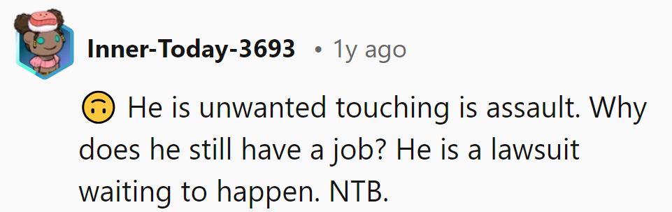 He's less an employee and more a walking liability! NTBF.