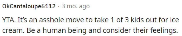 OP ought to have displayed empathy and considered the emotions that others could be experiencing.