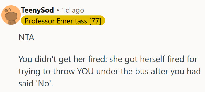 Turns out “throwing someone under the bus” is a risky sport when you’re standing in front of it.