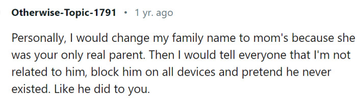 Some poeple ssay that OP should change her last name