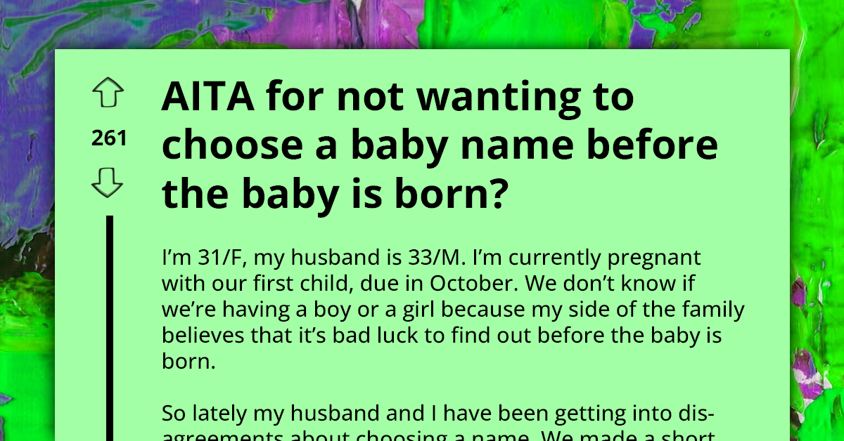 Couple Locking Horns Over Choosing Name For Their Unborn Kid As The Baby's Gender Is a Mystery