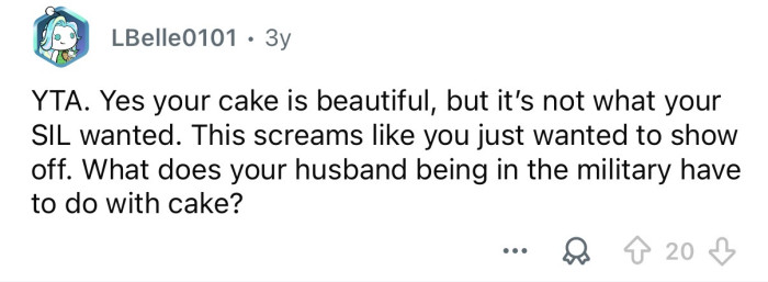 You were just showing off.