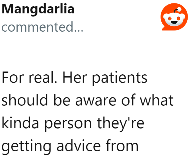 Doing so would make people aware of the true nature of this therapist.