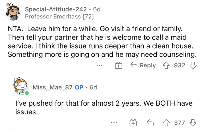 It's okay to have issues, but you have to work on them. Counseling is also not a bad idea.