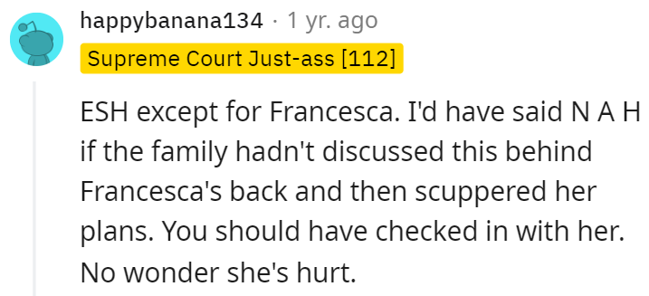 Should have checked in with her