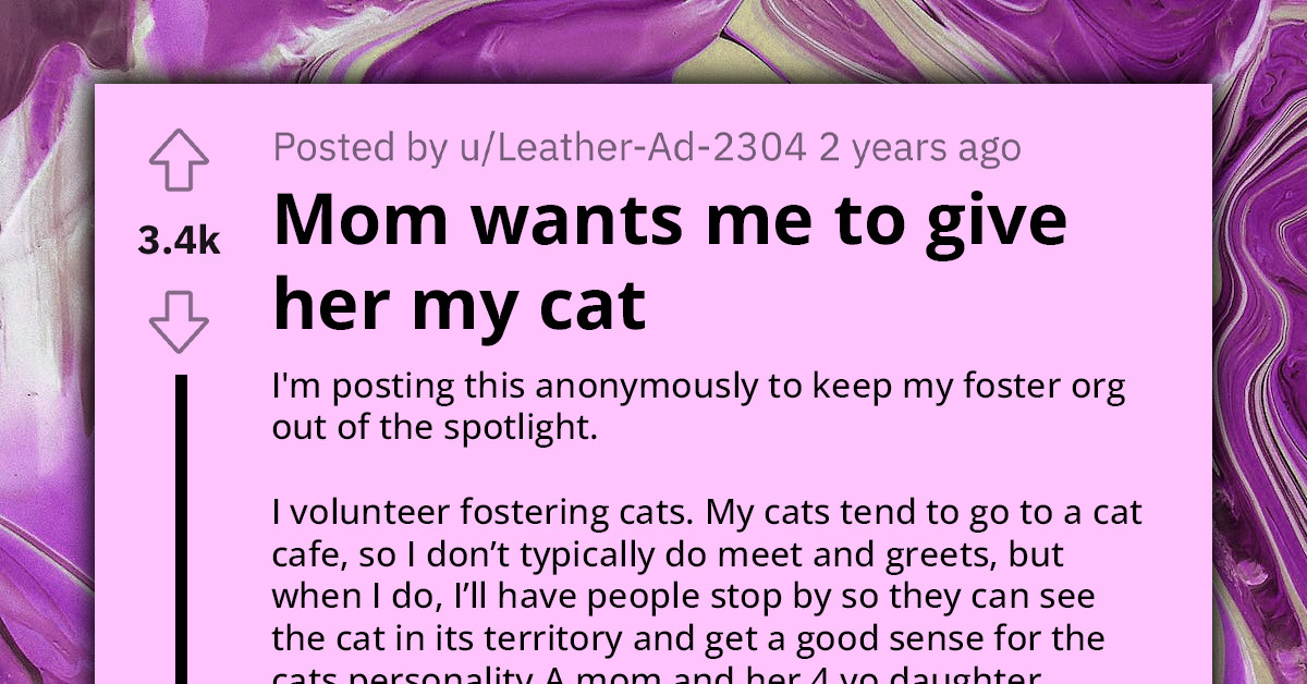 Redditor Faces Off With Entitled Mom Who Is Adamant About Buying Their Cat To Make Her Daughter Happy
