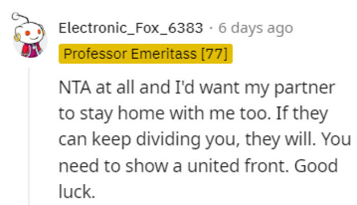 Don't let them divide you