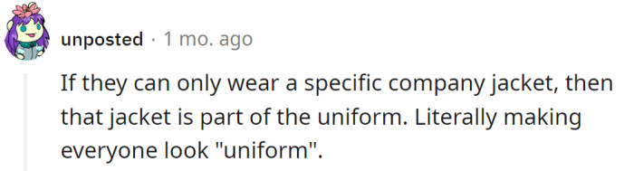 And another Reddit user explained