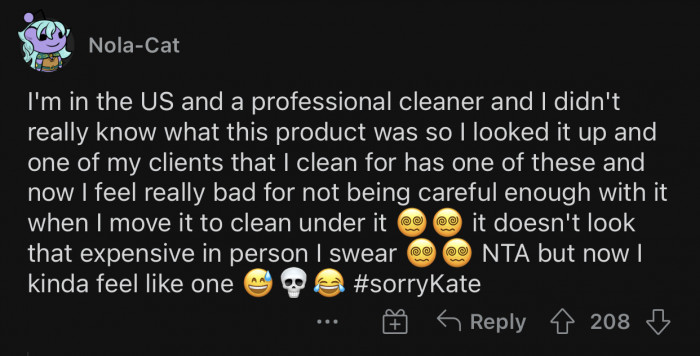 This professional cleaner did not even know that SNOOs cost that much.