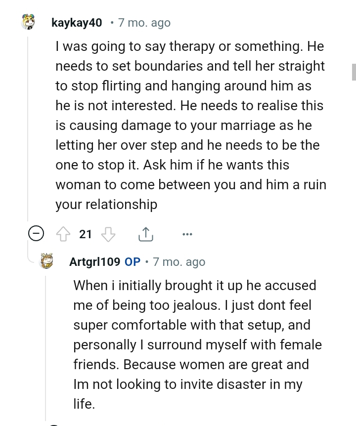 This Redditor Is Suggesting Therapy