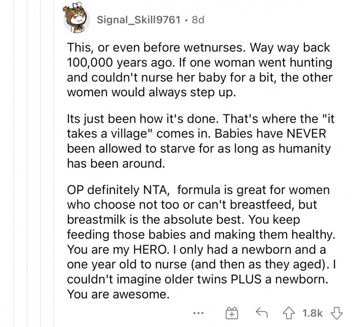 Some comments are basically praising OP for their decision.