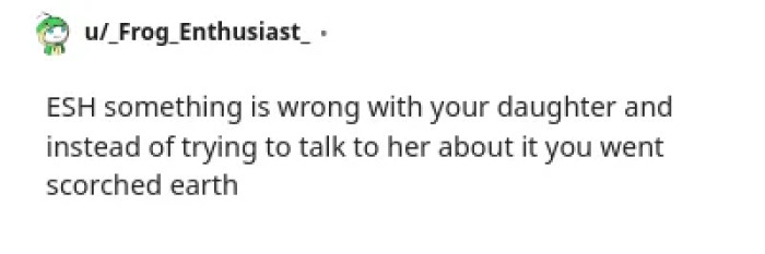 Going scorched earth