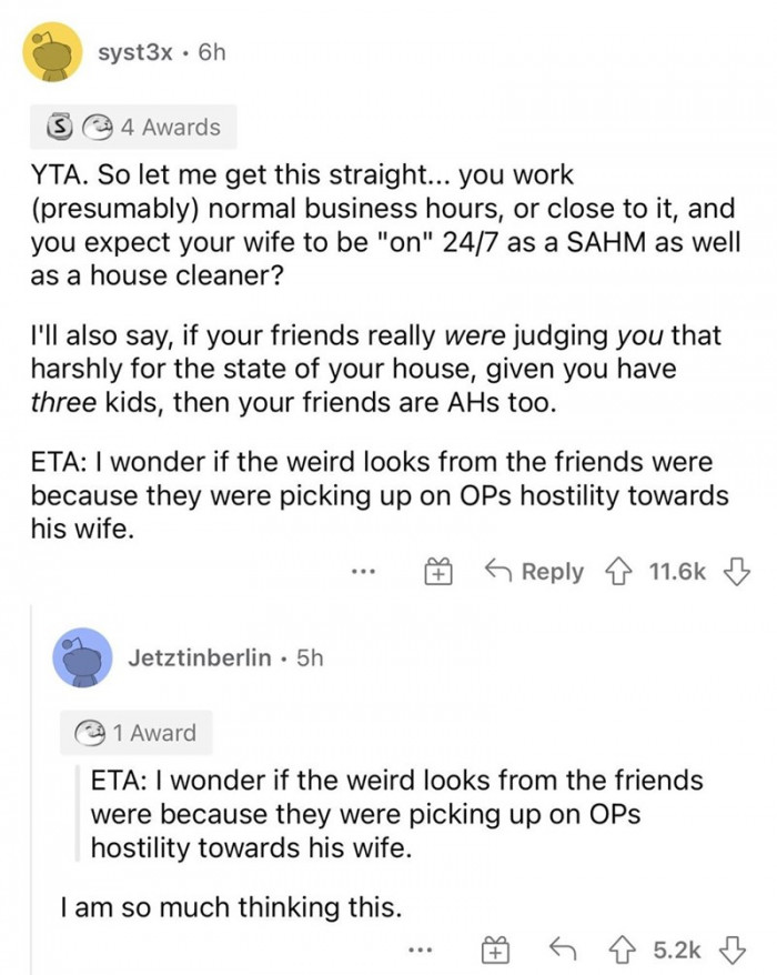 This commenter wants to get things straight