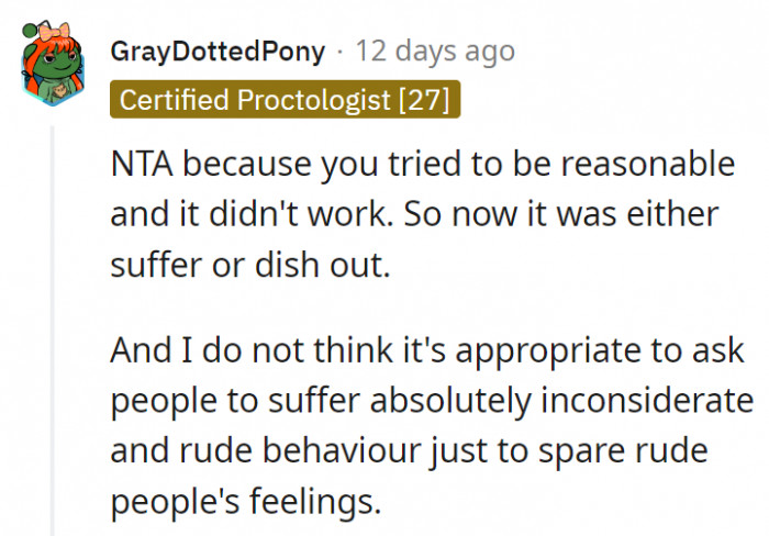 17. They did try to be reasonable first and foremost