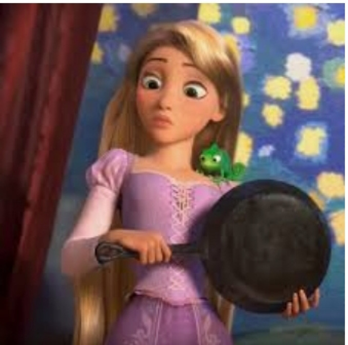 6. In 'Tangled,' we see Rapunzel's mom, who is narcissistic, vain, and obviously abusive