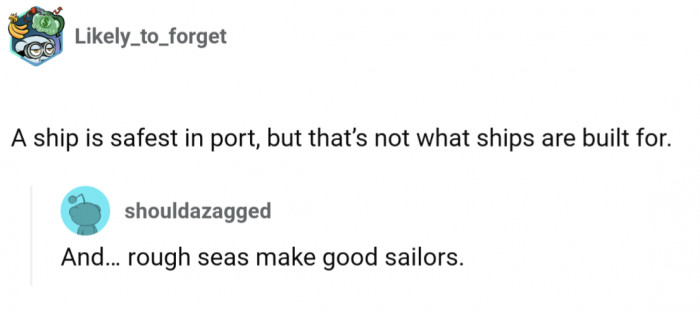 It's not what we're built for