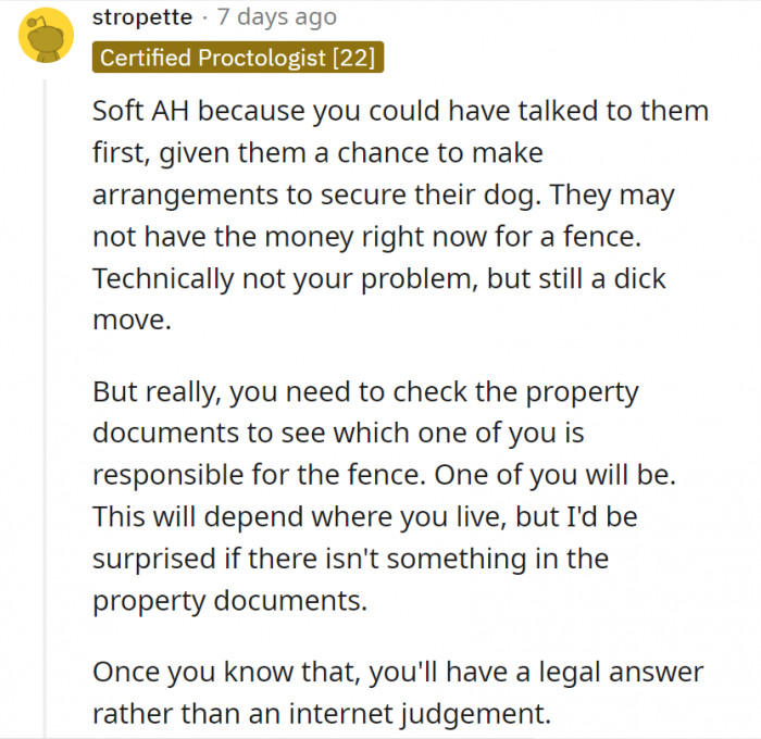 We’re going the legal way.