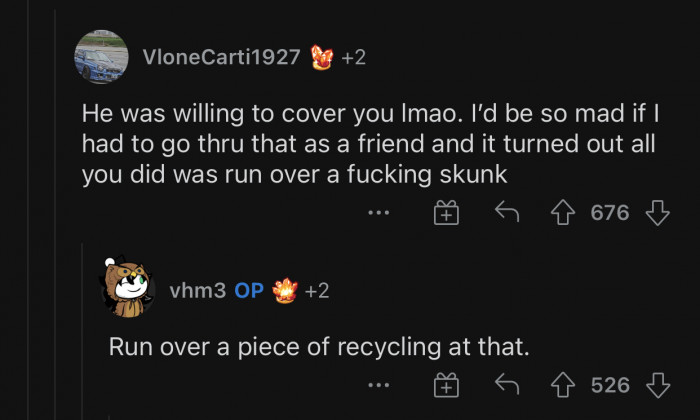 Going through that as a friend would also be traumatizing.