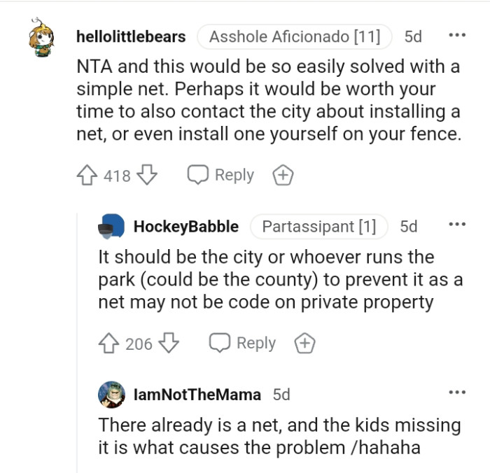 It should be the city or whoever runs the park.