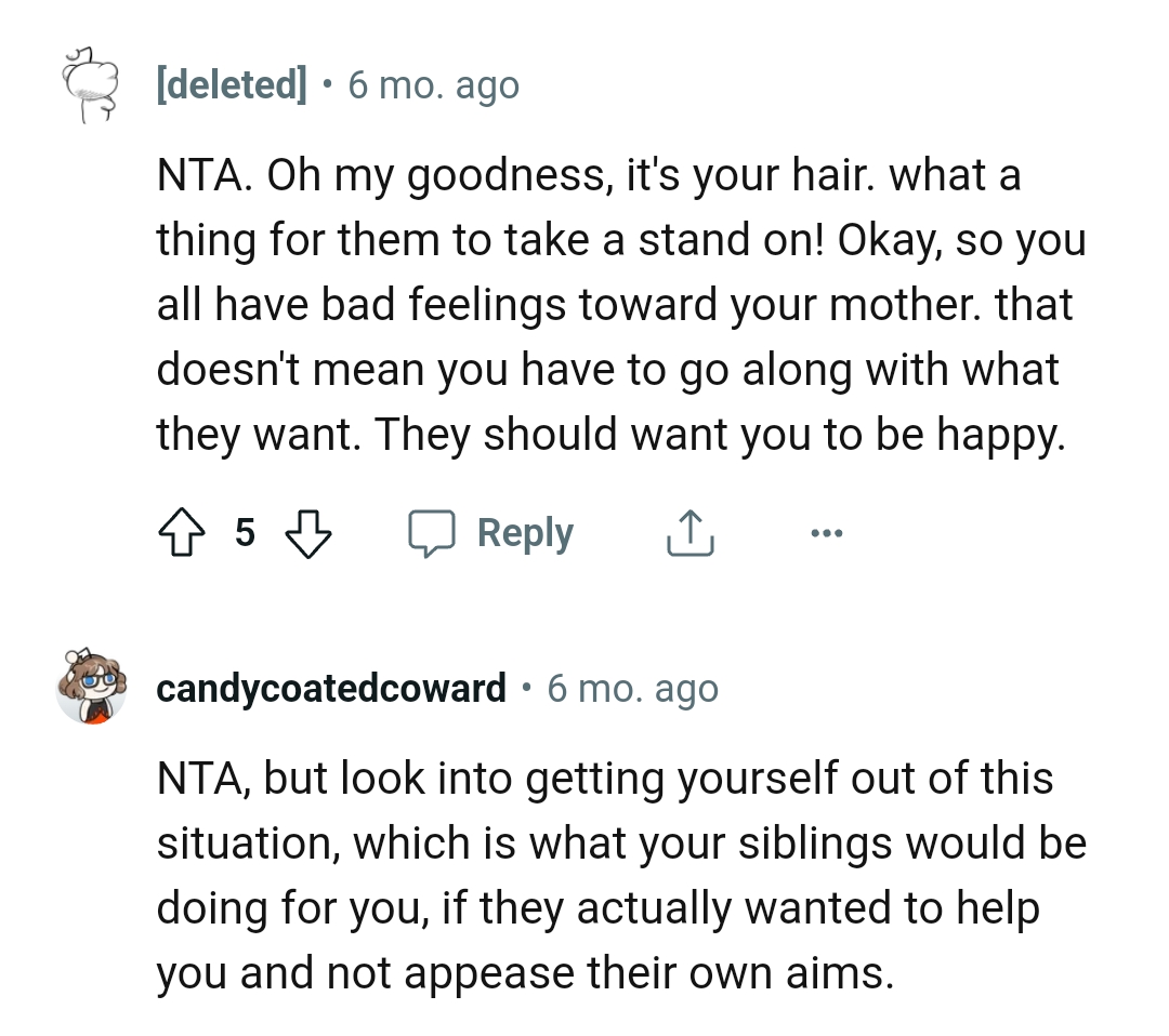 They Should Want the OP to Be Happy