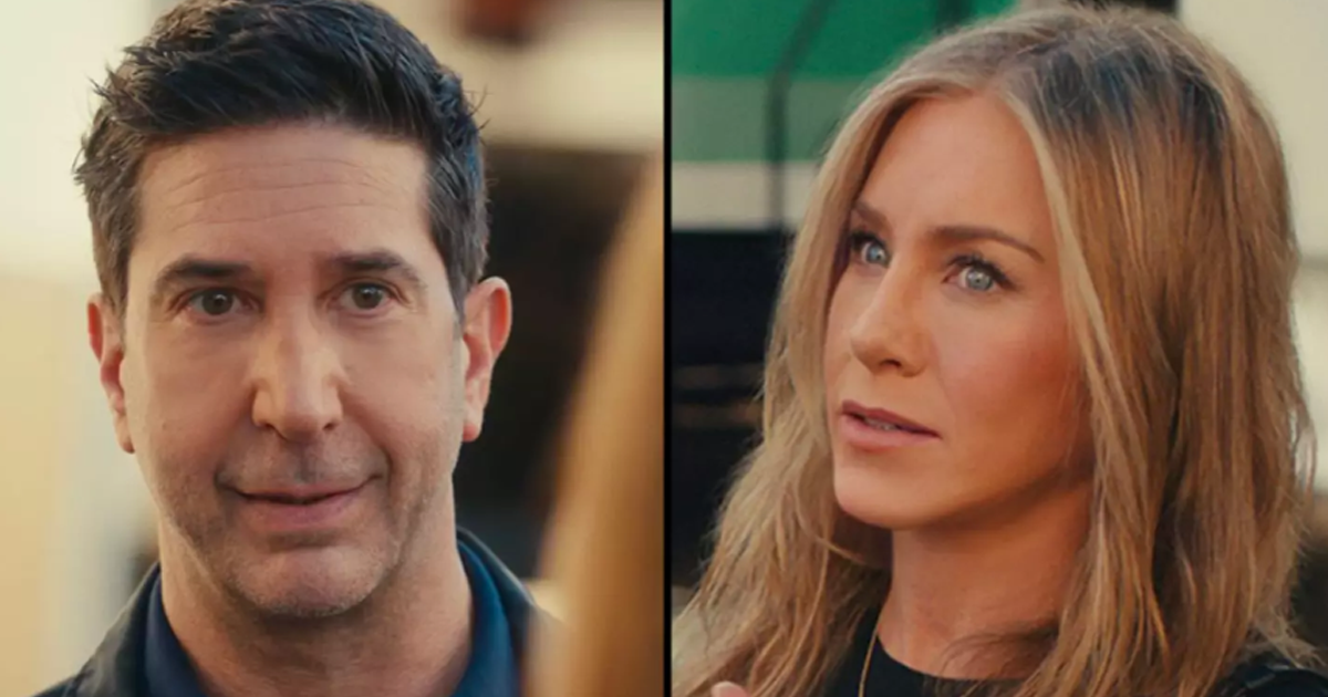 Jennifer Aniston And David Schwimmer Have Extremely Awkward Reunion In New Video