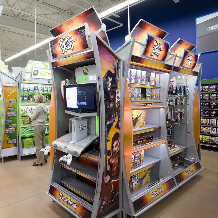 "Anybody Remember These Guitar Hero Retail Display Kiosks?"