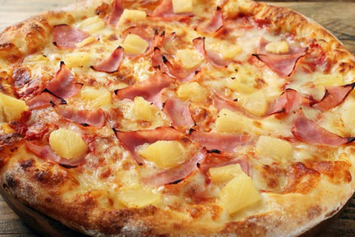 32. Hawaiian pizza was served at every birthday party: