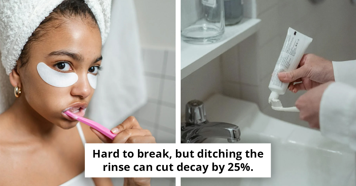 The Unexpected Reason You Should Skip Rinsing After Brushing Your Teeth