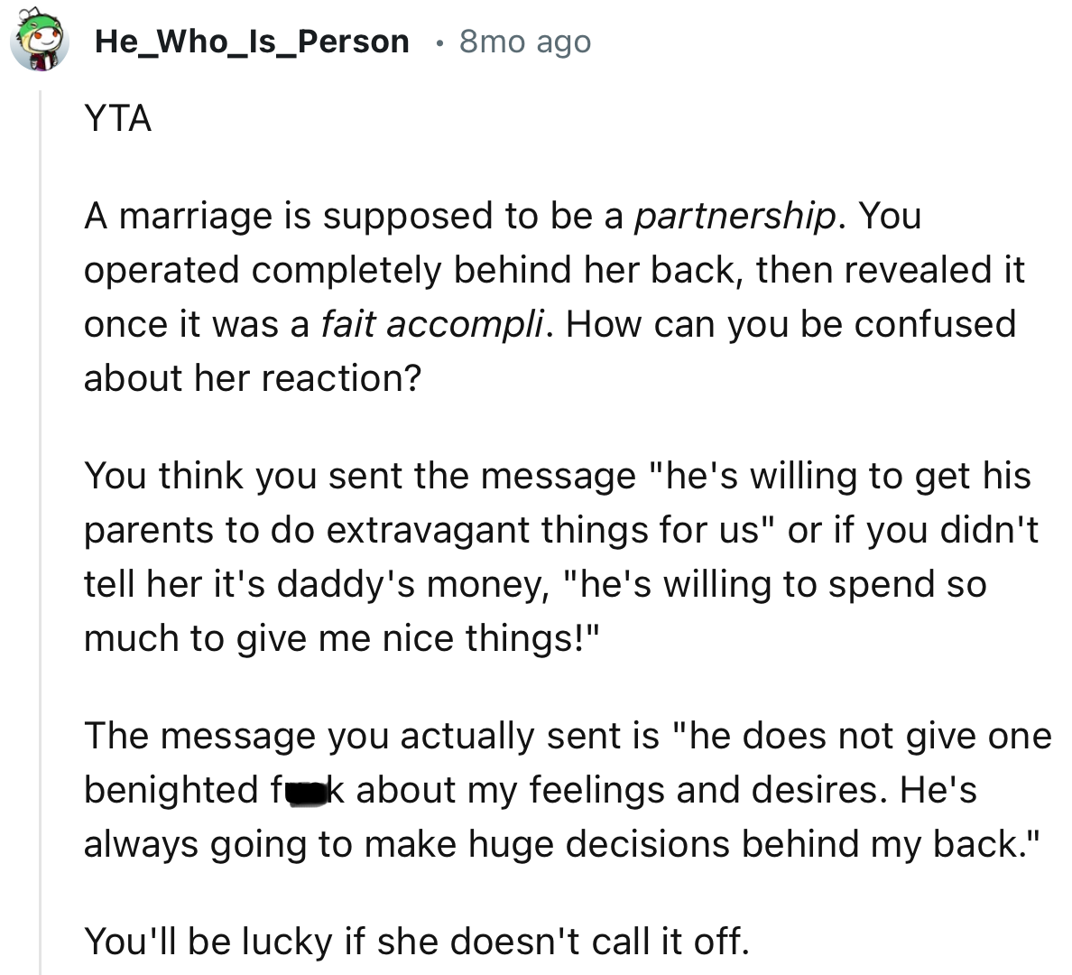 We gathered some reactions from the Reddit community: