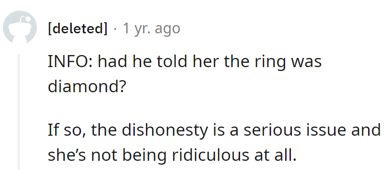 Diamond tale or deceptive sail? If he spun a gemstone story, sis isn't being absurd—just not in the mood for sparkle tricks!