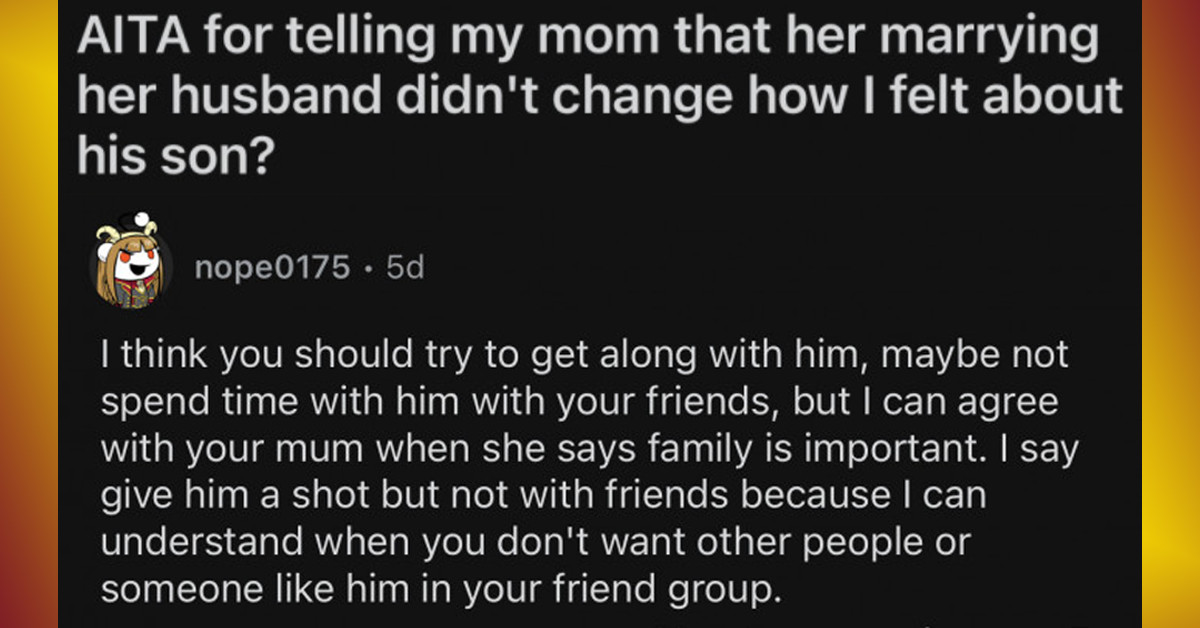 Mom And Step-Father Keep Trying To Make Their Children Get Along, But Even After Marriage Nothing Changed