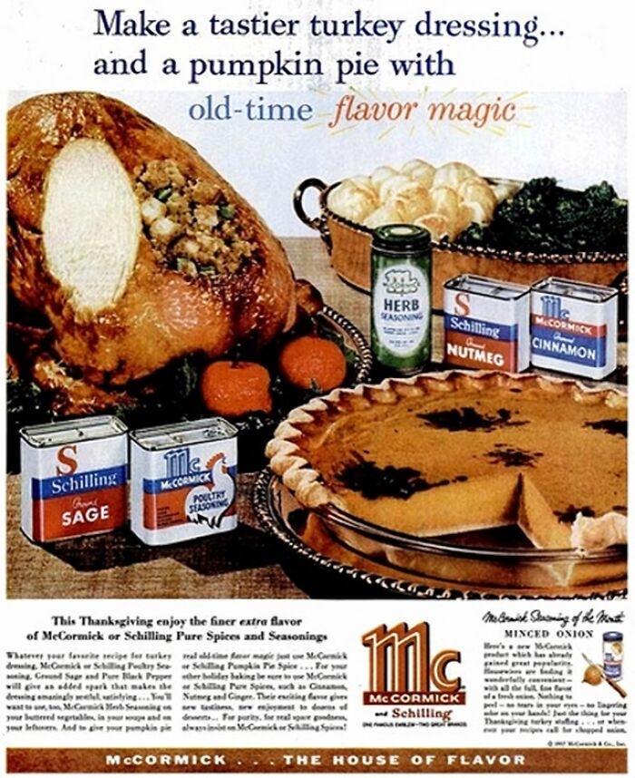 This Vintage Advertisement From McCormick & Company. What's Your Favorite Holiday Spice?