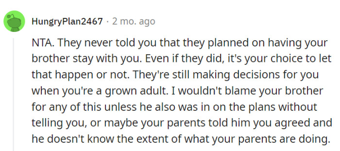 Informed or not, it's OP's call.