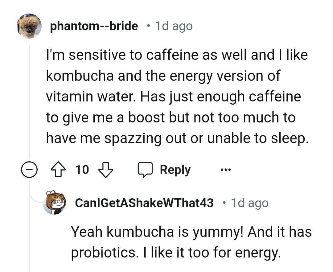 19. This Redditor prefers taking kombucha