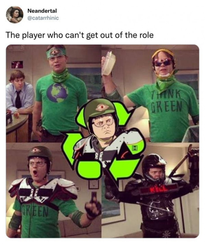 He got too into the character and now it's part of his life.