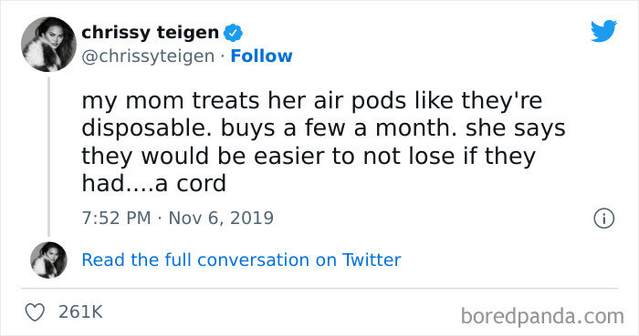 2. That One Time When Chrissy’s Mom Was Out of Touch