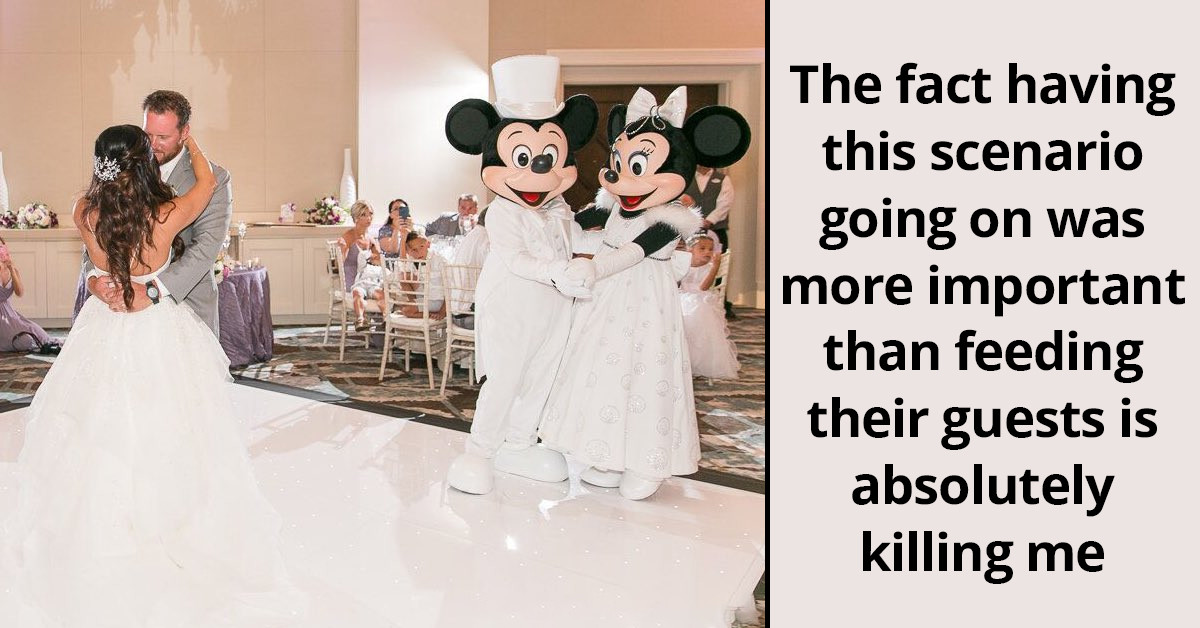 Disney Couple Skips Catering At Wedding In Order To Pay For Mickey And Minnie Mouse Appearances