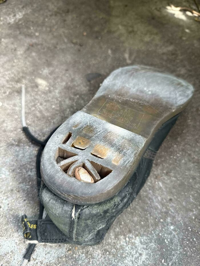 "The Rock That Has Been Lodged In My Shoe Is Wearing Down With The Heel"