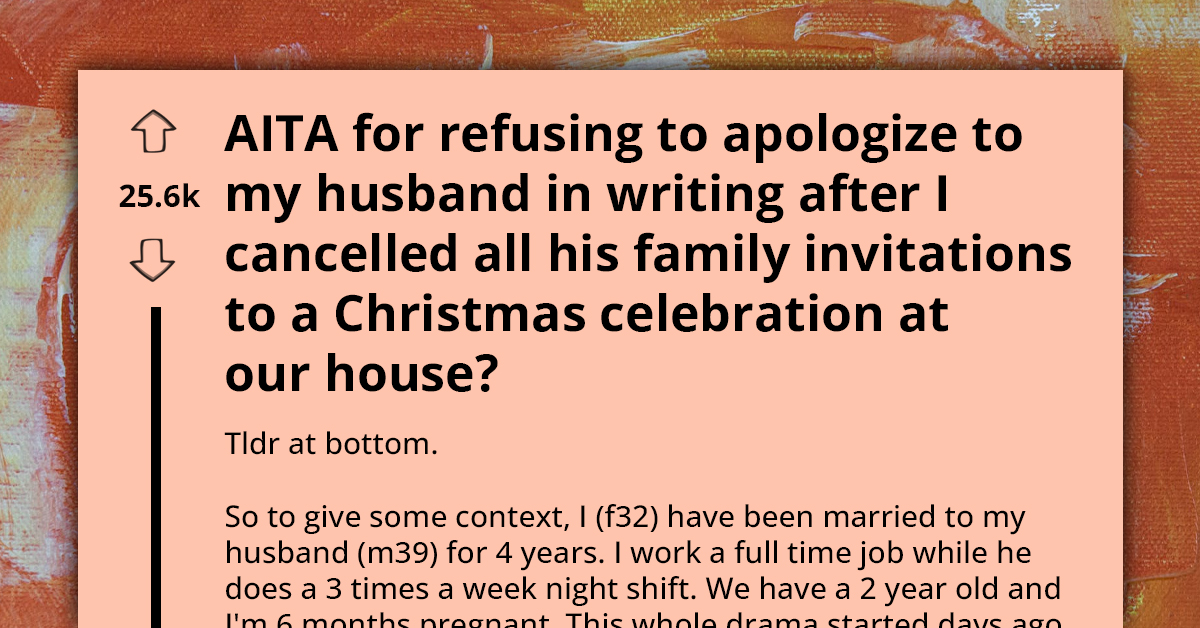 Man Furiously Demands Written Apology From Wife For Sending Mass Text To His Family Members, Cancelling Invitations To Their Upcoming Christmas Party
