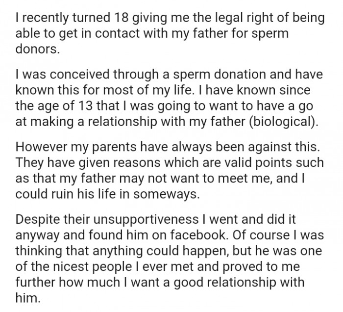 The OP's parents have given reasons that are valid points