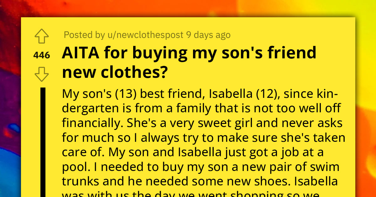 Father Berated After Buying A Bunch Of Clothes For His Son's Best Friend