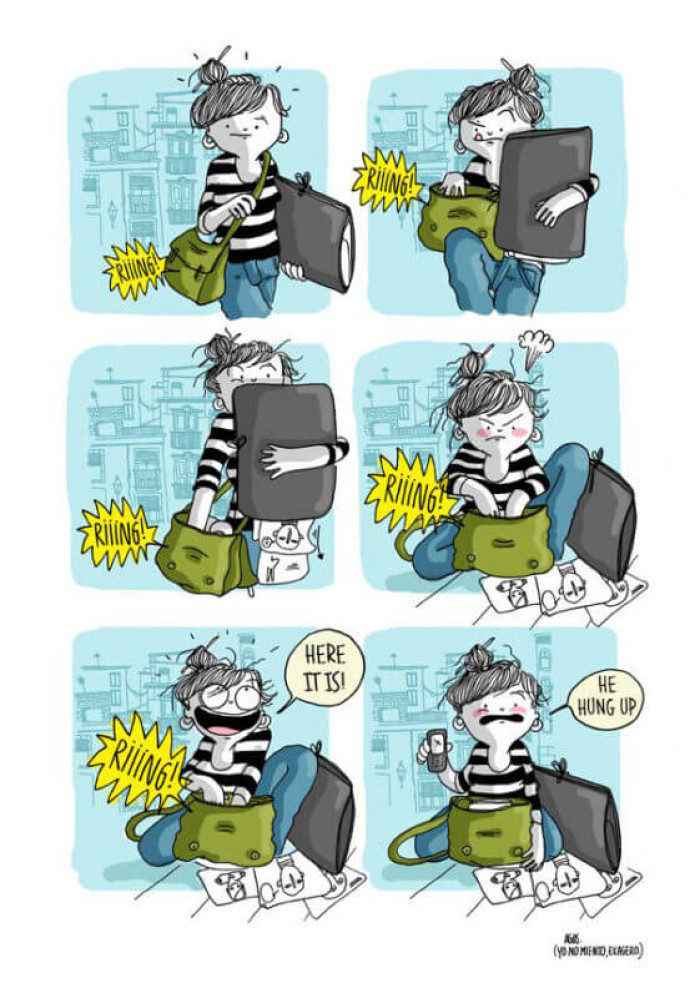 20. Why can't girls find their phones?