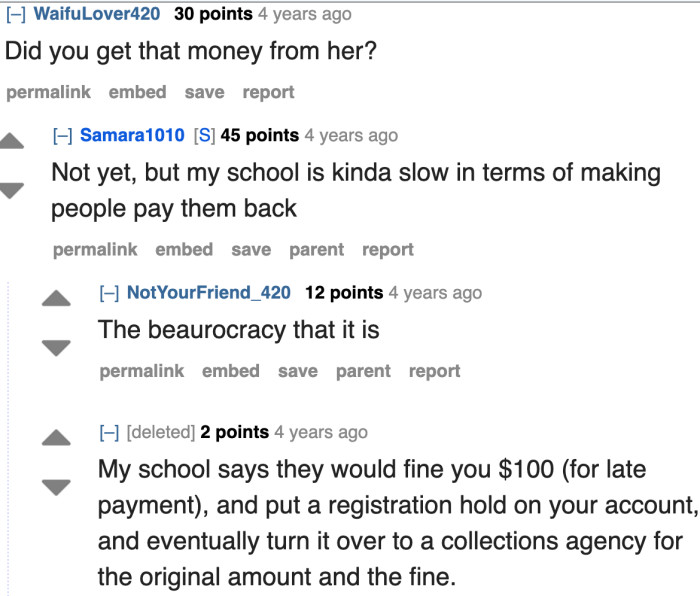 People are wondering if the payment has been made.