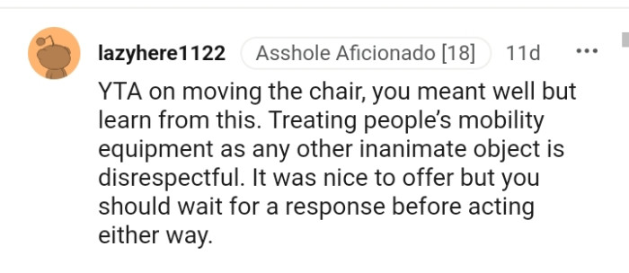 The OP should have waited for a response before acting