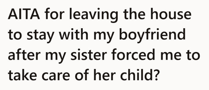 It starts as a simple question, but the wording already hints that this was not a calm, mutual arrangement.
