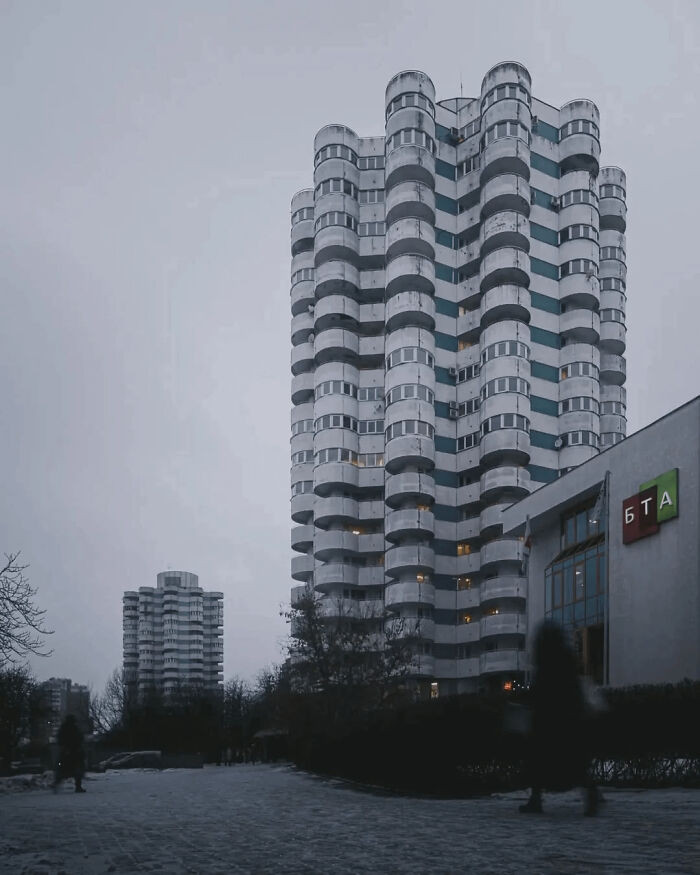 Soviet Buildings In Minsk, Belarus