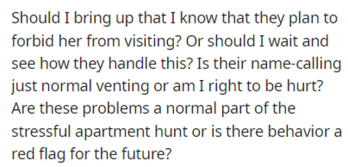 OP Is Confused by the Situation, So He Turned to Reddit for Advice