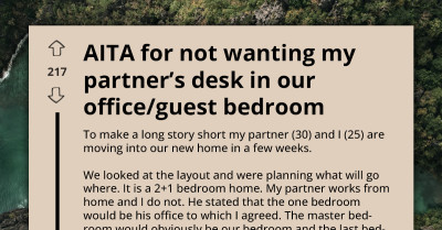 Woman Questions Relationship After Partner Demands Two Separate Rooms For Work And Leisure