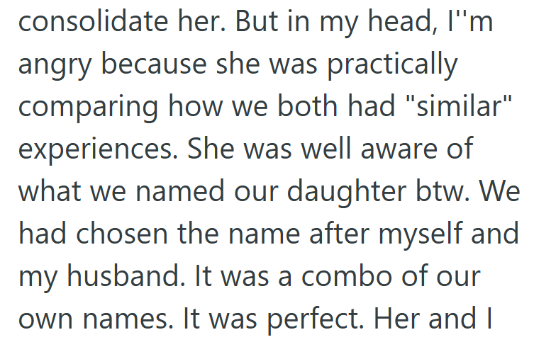 The friend knew her baby’s name, the one born from love and memory. That detail would matter later.