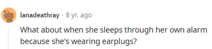 It's a comedic twist in this ongoing sleep-deprivation tale!